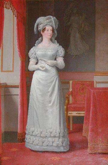 Christoffer Wilhelm Eckersberg Portrait of Marie Sophie of Hesse Kassel